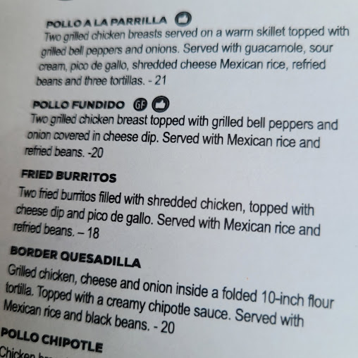 Menu Margaritas Mexican Cantina - 5