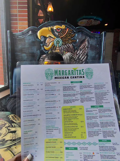 Menu Margaritas Mexican Cantina - 8