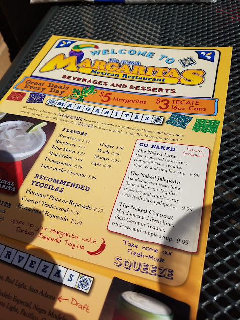 Menu Margaritas Mexican Restaurant Northborough - 7