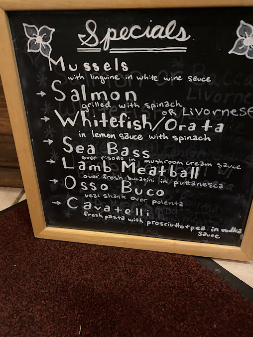 Menu Maria's Cafe - 7
