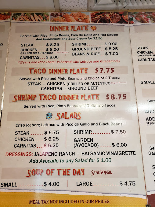 Menu Maria's Taqueria - 4