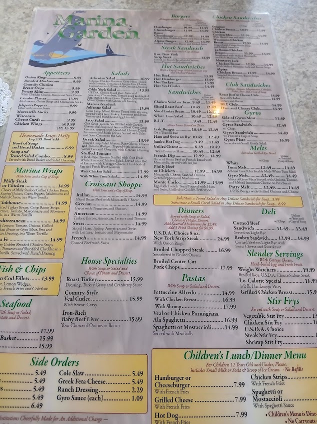 Menu Marina Garden Family Restaurant - 3