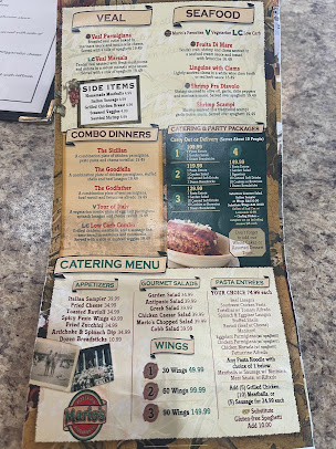 Menu Marios Pizzeria Ristorante Paseo And Wyoming - 2