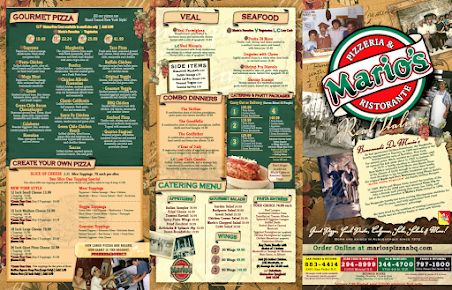 Menu Marios Pizzeria Ristorante Paseo And Wyoming - 3