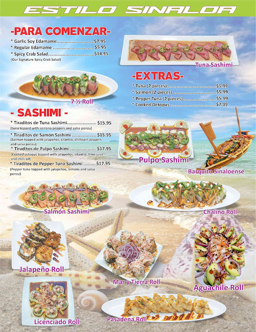 Menu Mariscos El General Oklahoma City - 2