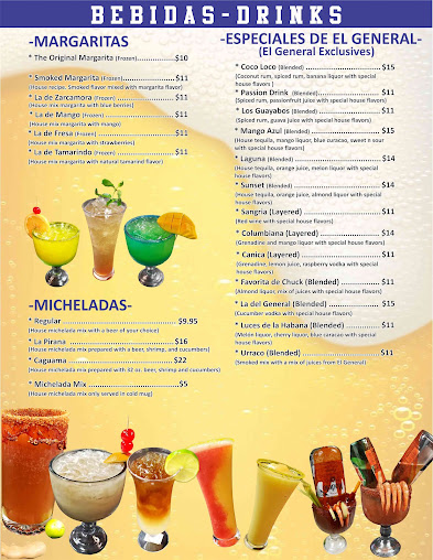 Menu Mariscos El General Oklahoma City - 7