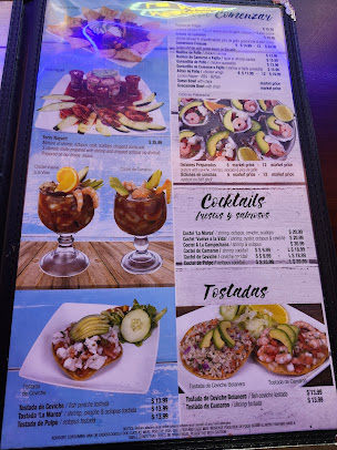 Menu Mariscos La Marea Haltom City - 0