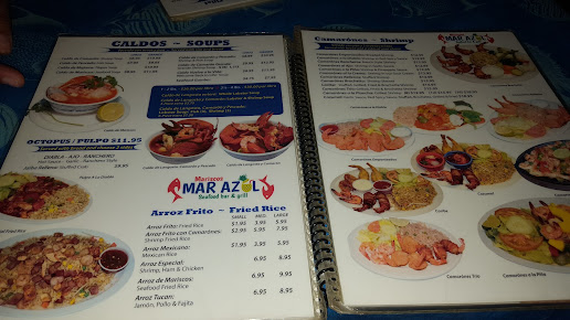 Menu Mariscos Mar Azul - 4