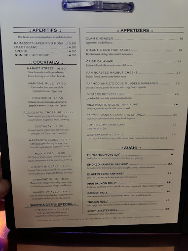 Menu Market Street Grill Downtown - 1