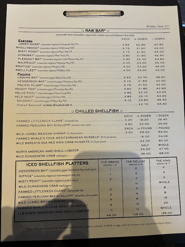 Menu Market Street Grill Downtown - 2