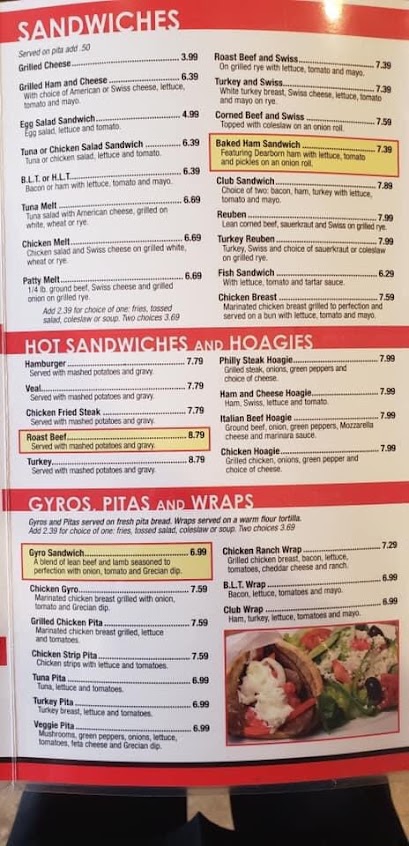 Menu Marks Mid Town Coney Island - 1