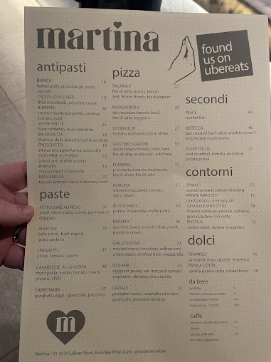 Menu Martina - 4