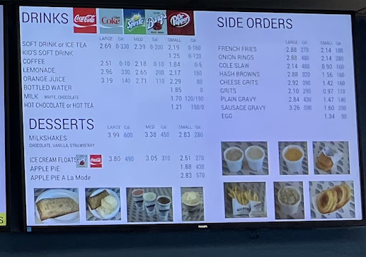 Menu Martins Restaurant Morrow Location - 2