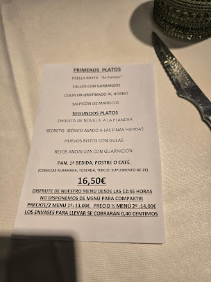 Menu Mas Al Sur - 5