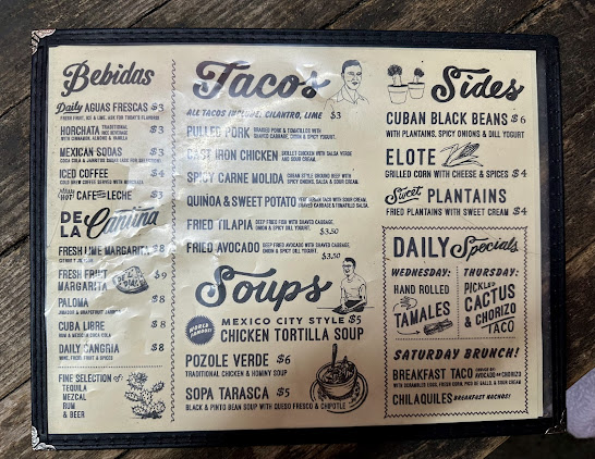 Menu Mas Tacos Por Favor - 1