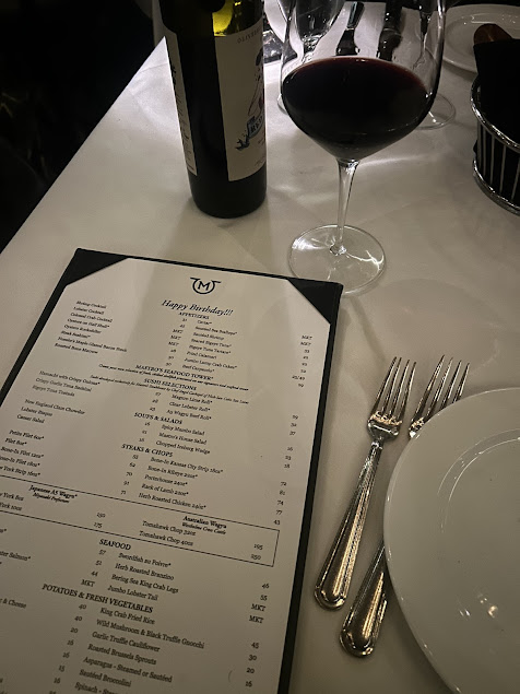 Menu Mastros Ocean Club Boston - 2