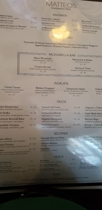 Menu Matteos Of Boca Raton - 4