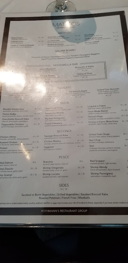 Menu Matteos Of Boca Raton - 5