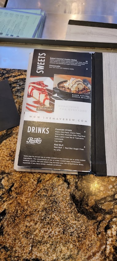 Menu Mavericks Kitchen Drinks Sports - 3