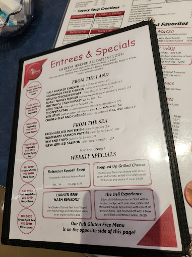 Menu Max And Benny's - 5