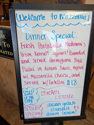 Menu Mazzellas Italian Restaurant - 3