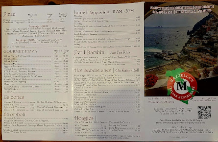 Menu Mazzellas Italian Restaurant - 5