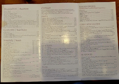 Menu Mazzellas Italian Restaurant - 9