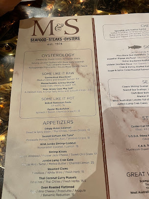 Menu Mccormick & Schmick's Seafood & Steaks - 0