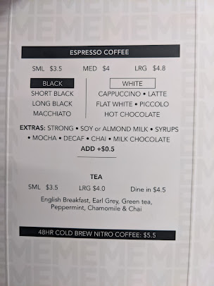 Menu Me Coffee Merchants - 3
