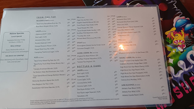 Menu Mellow Mushroom Oxford Anniston - 2