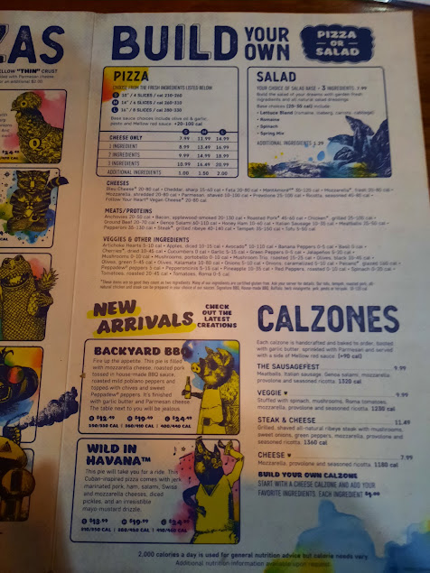 Menu Mellow Mushroom Oxford Anniston - 8