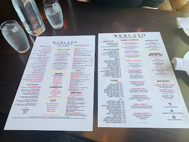 Menu Mercato Italian Kitchen And Bar - 0