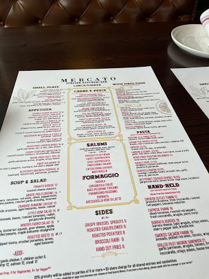 Menu Mercato Italian Kitchen And Bar - 2