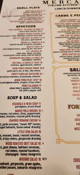 Menu Mercato Italian Kitchen And Bar - 5
