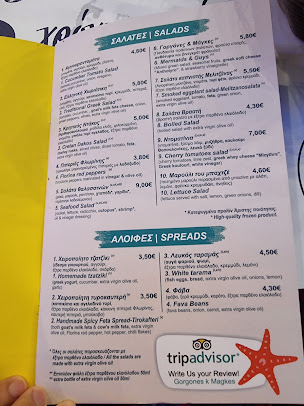 Menu Mermaids And Guys - 1