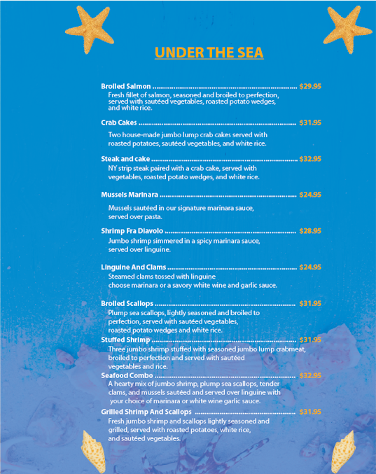 Menu Mermaids Restaurant - 3