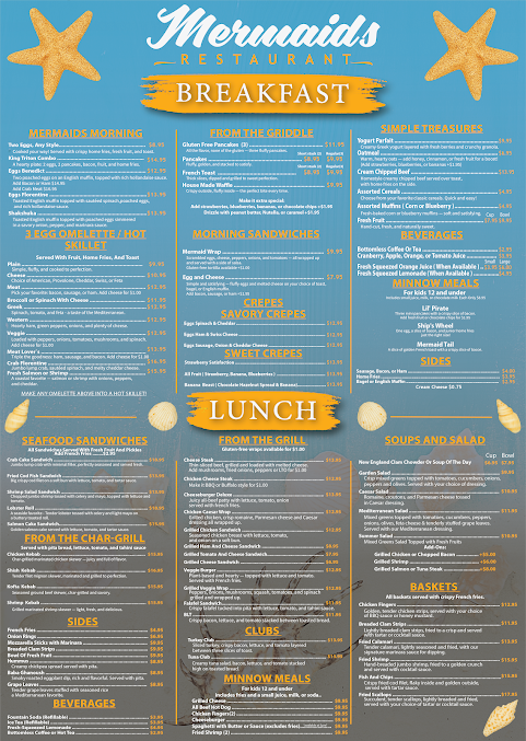 Menu Mermaids Restaurant - 6