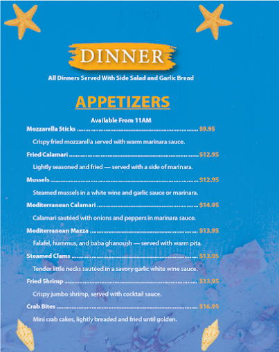Menu Mermaids Restaurant - 8