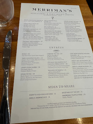 Menu Merriman's Honolulu - 2
