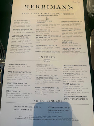 Menu Merriman's Honolulu - 5