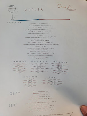 Menu Mesler Kitchen | Bar | Lounge - 0