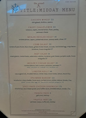 Menu Mesler Kitchen | Bar | Lounge - 3