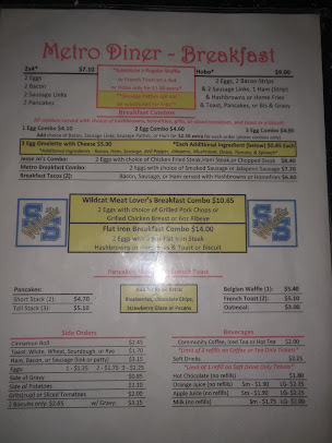 Menu Metro Diner - 2