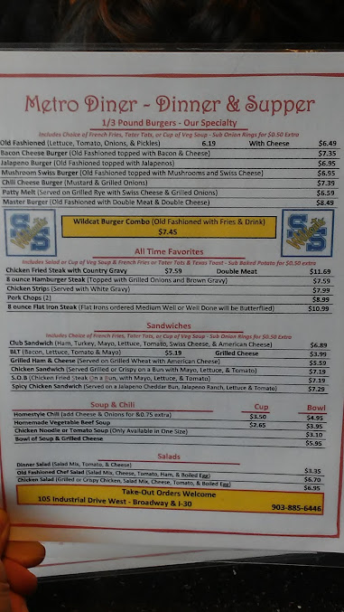 Menu Metro Diner - 6