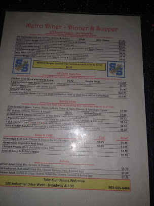 Menu Metro Diner - 9