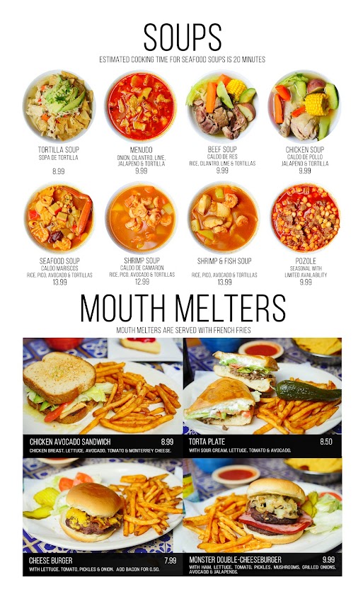 Menu Mexicano Bar Grill 3 - 2