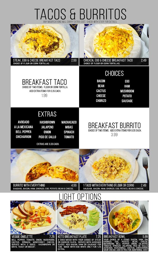 Menu Mexicano Bar Grill 3 - 6