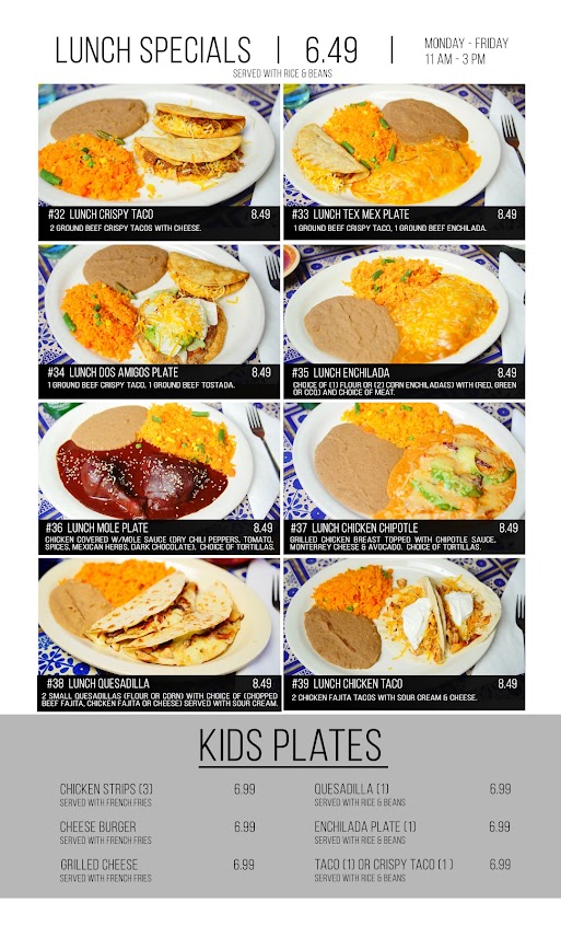 Menu Mexicano Bar Grill 3 - 10