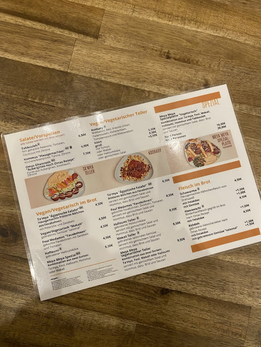 Menu Meya Meya - Ägyptisches Essen - 9
