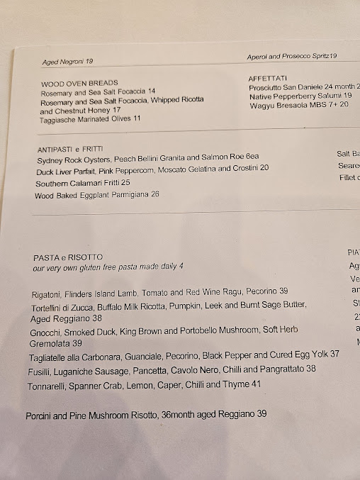 Menu Mezzalira - 1